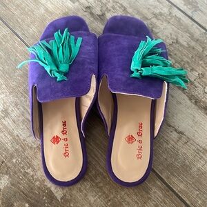 NEW Vero Cuoio Beautiful Suede & Leather Sandals from Italy